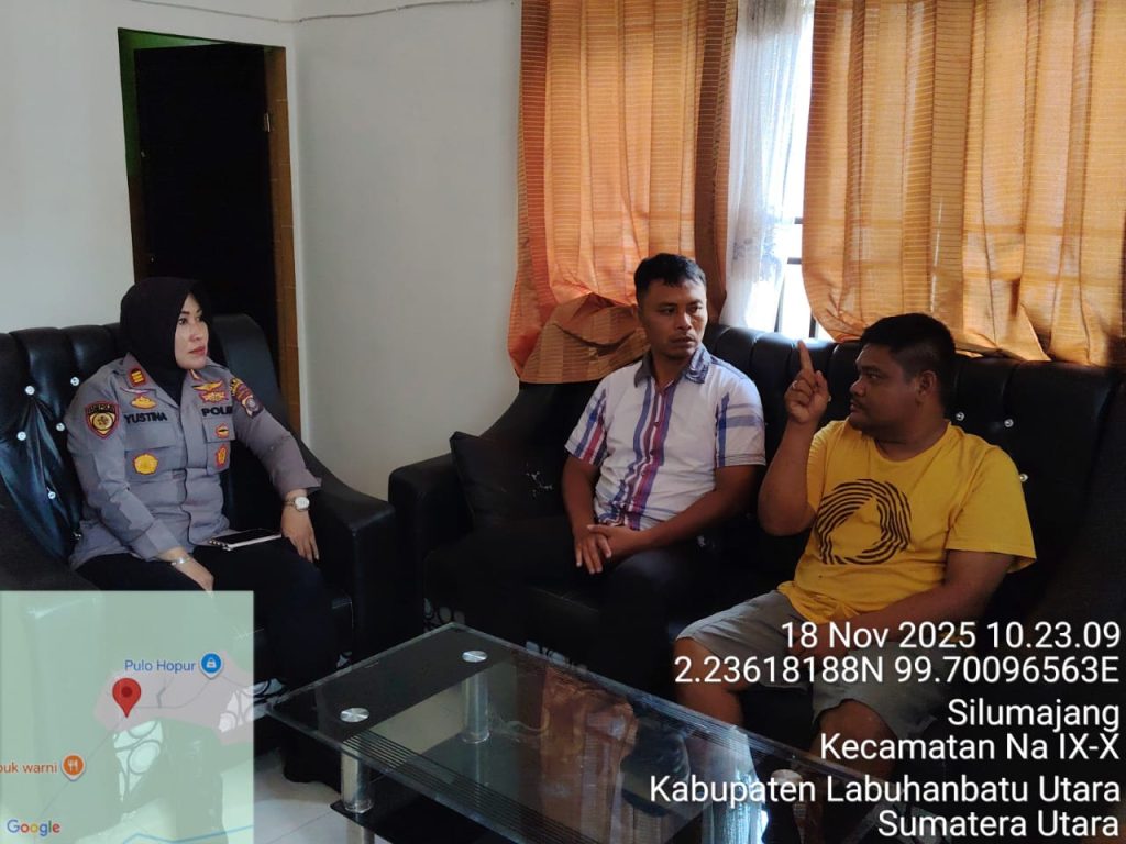 Polsek NA IX-X Pastikan Tidak Ada Aktivitas Galian C di Sungai Si Pil-Pil Desa Silumajang