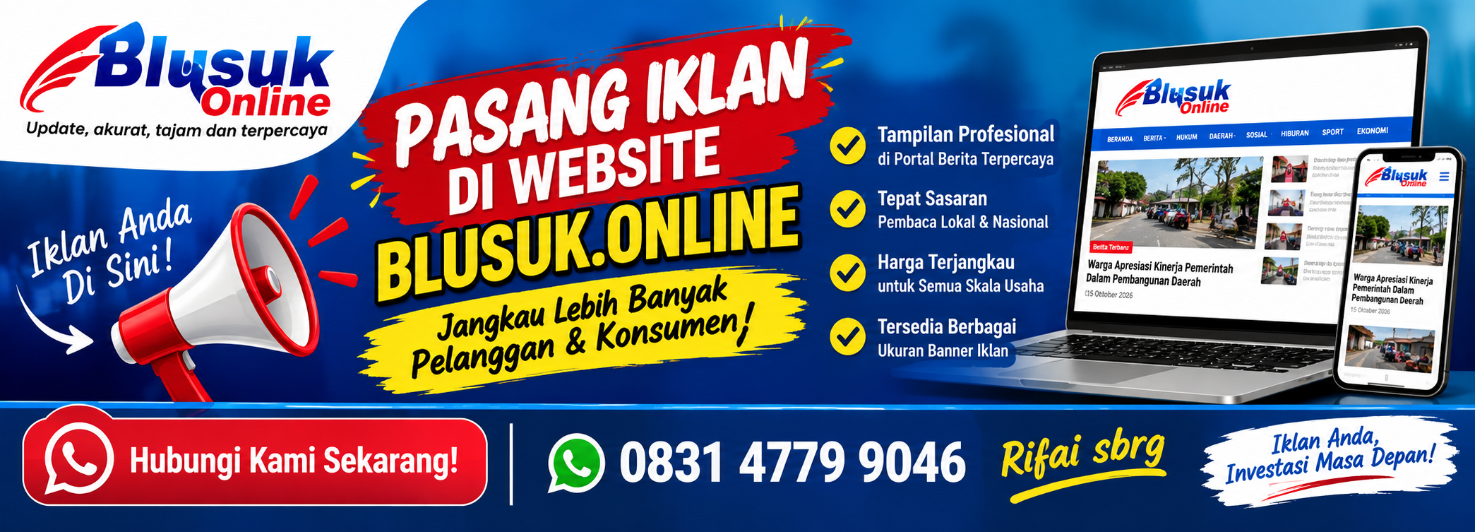 Pasang Iklan di Blusuk Online